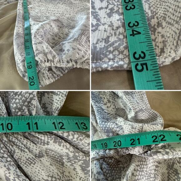 SNAKE PRINT DRESS Riviera Road' Size Large open back Easter - Picture 13 of 14